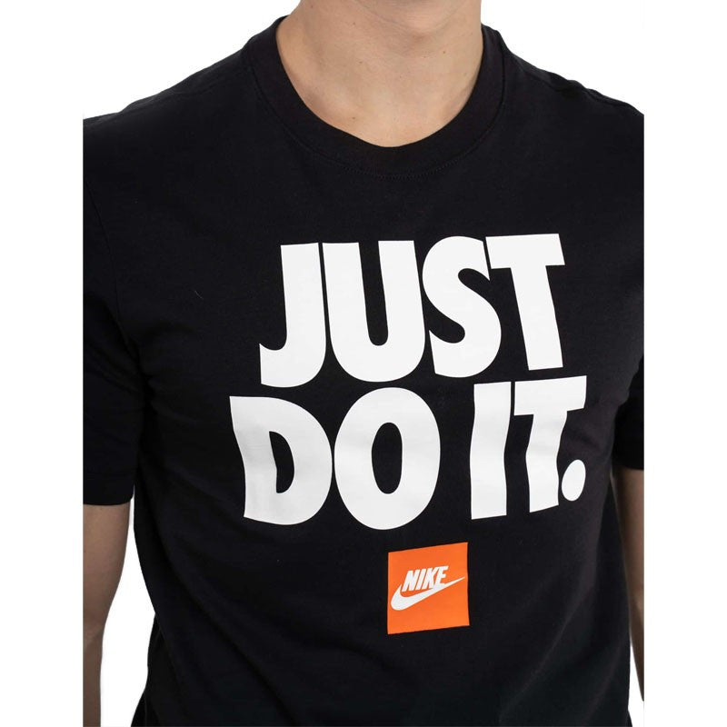 T-shirt Nike Just Do It Homme Noir en Coton Doux DZ2989-010