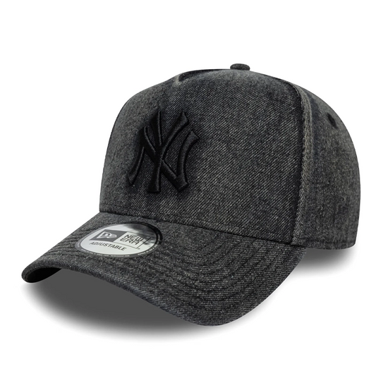 New Era 9FORTY E-Frame NY Yankees Cap Denim Grey Anthracite 60771822