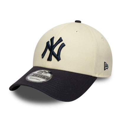 New Era 9FORTY NY Yankees Casquette Colour Block Crème 60595215