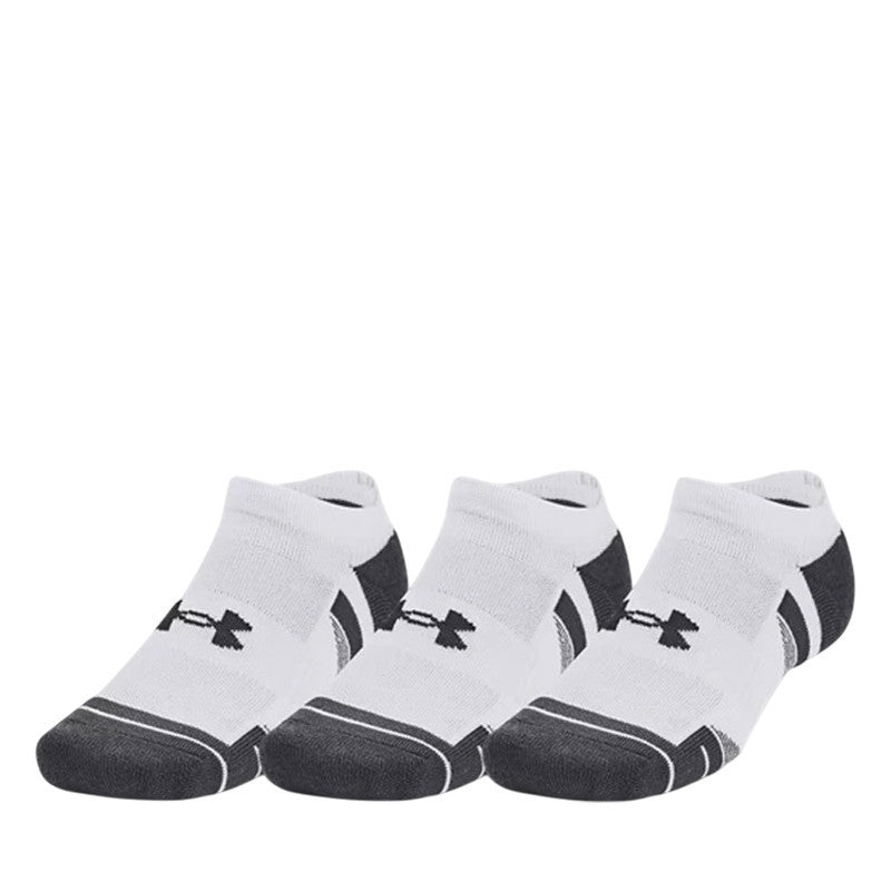 Under Armour Chaussettes No-Show Homme Blanc Pack 3 1379503-100