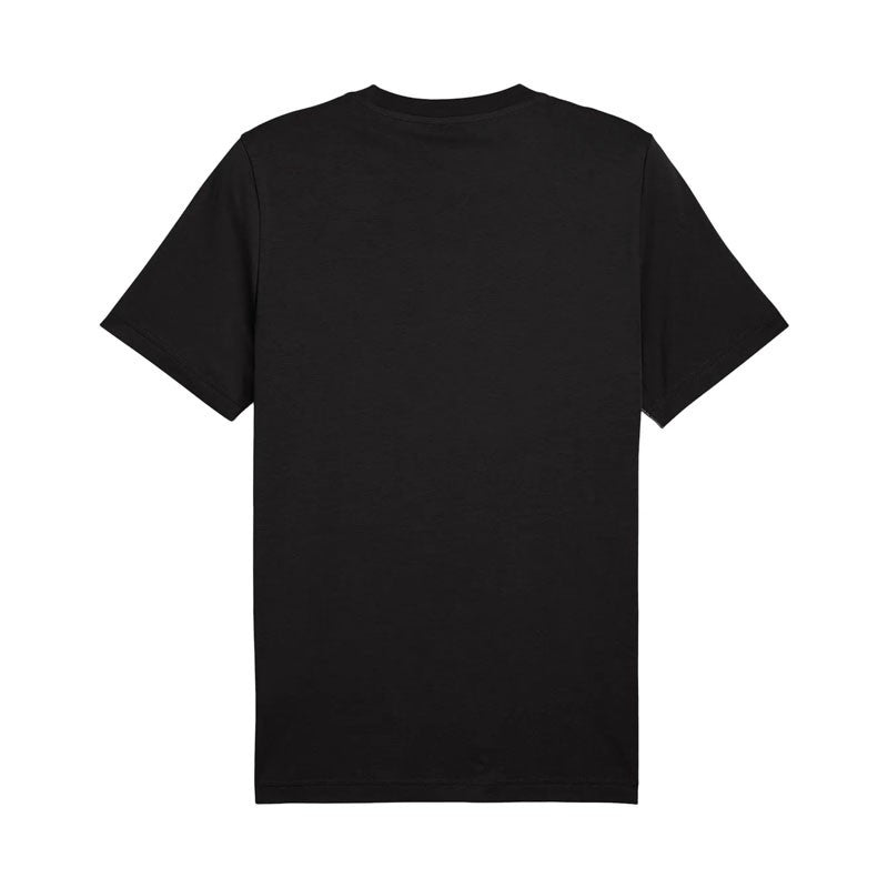 T-Shirt Puma Essentials Block Homme Noir Logo Contraste