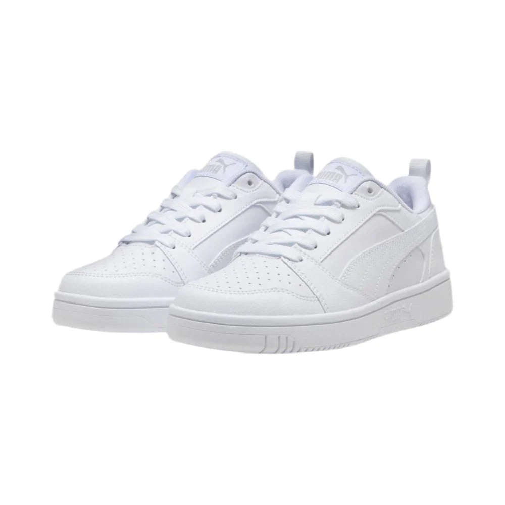 PUMA Rebound V6 LO JR Blanche Femme | Confort et Style Urbain