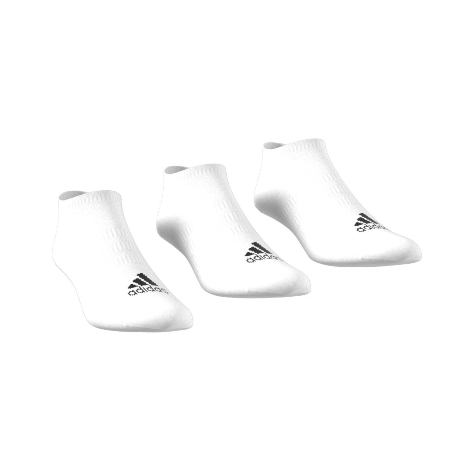 Chaussettes Adidas Unisex Blanches Confort Optimal, Pack 3 Paires, Anti-Transpirantes, HT3463