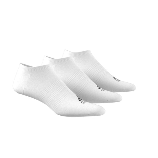 Chaussettes Adidas Unisex Blanches Confort Optimal, Pack 3 Paires, Anti-Transpirantes, HT3463