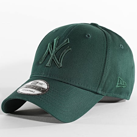 Casquette New Era 9FORTY Ajustable NY Vert Forêt Brodé Élégance Urbaine Confort Sportif