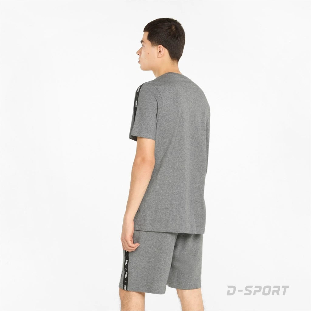 T-shirt Puma Homme ESS+ Tape Tee Gris Confort 847382-03