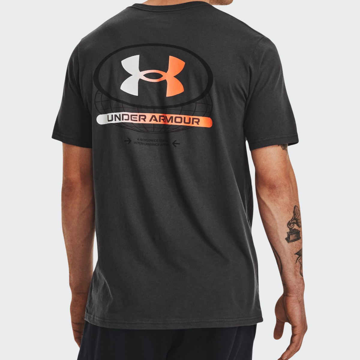 T-shirt Homme Under Armour Coton Noir Confortable Manches Courtes Sport Lifestyle