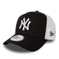 New Era 9FORTY A-Frame Casquette Trucker Yankees Noire