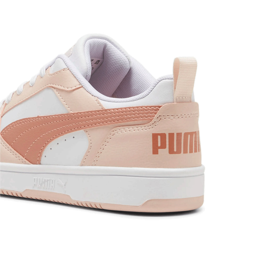 PUMA REBOUND V6 LO JR Baskets Blanches Femme, 393833-17