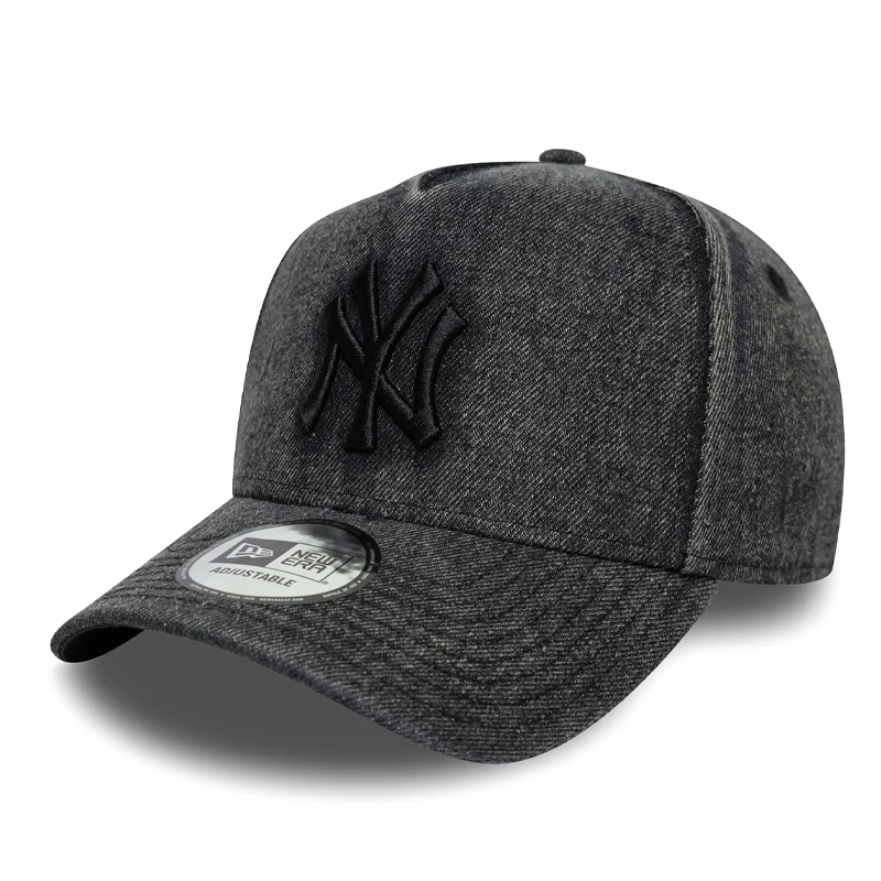 New Era 9FORTY E-Frame NY Yankees Cap Denim Grey Anthracite 60771822