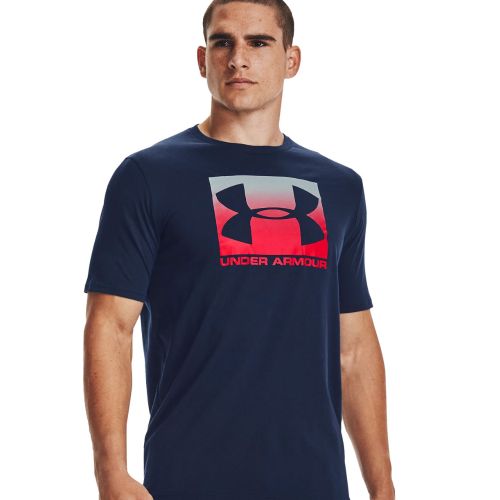T-shirt Homme Under Armour Boxed Sportstyle Bleu: Confort Ultime 1329581-408