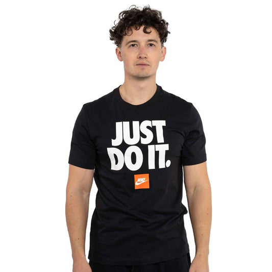 T-shirt Nike Just Do It Homme Noir en Coton Doux DZ2989-010