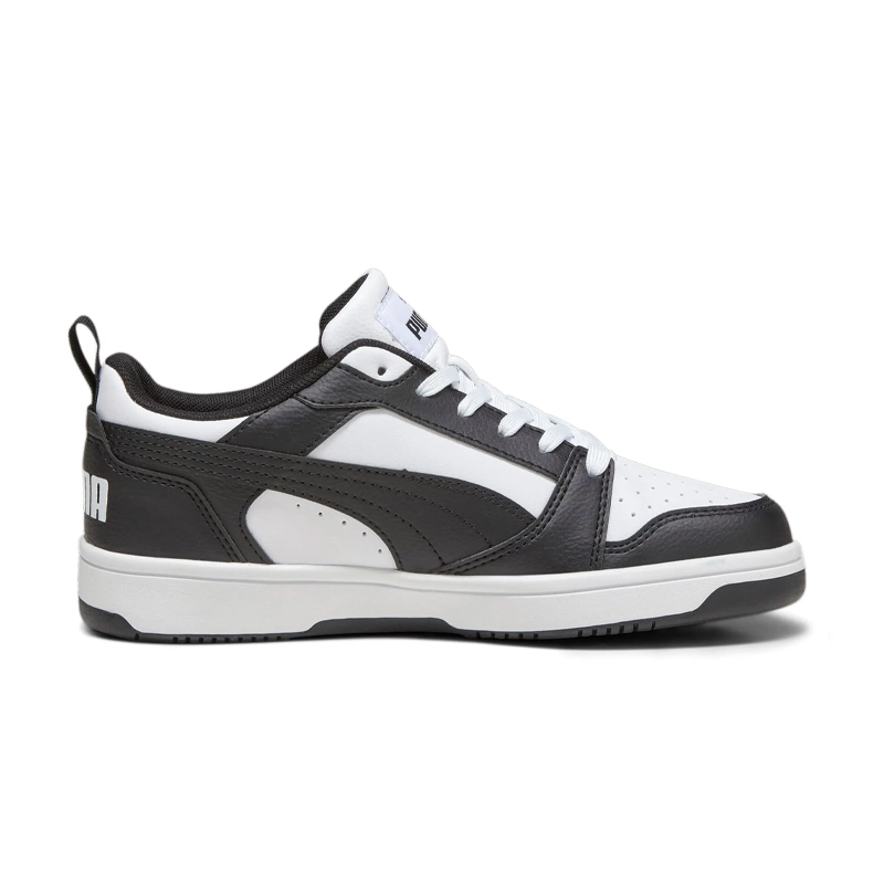 Puma Rebound V6 Lo Sneakers Black White 393833-01