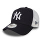 Casquette Trucker bleu NY Maille Réglable Baseball Élégante Confortable 11588489