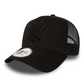 New Era NY Yankees Casquette Clean Trucker Triple Black 11579474