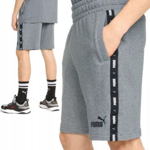 Short Homme PUMA ESS+ Tape Gris 847387-03  9 TR