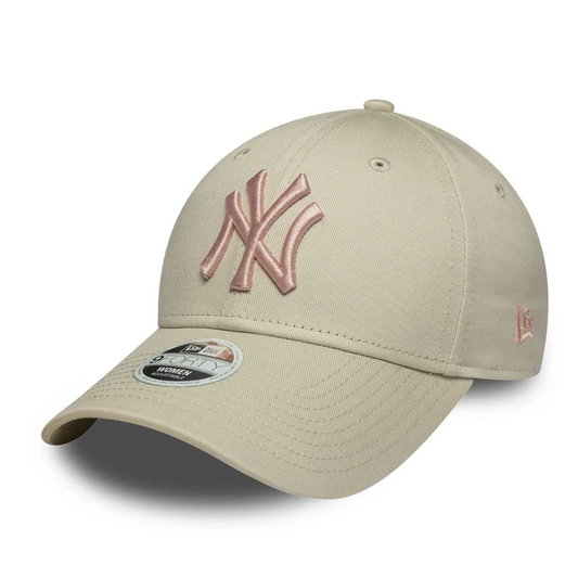 New Era 9FORTY NY Yankees Casquette Beige Femme 60771733