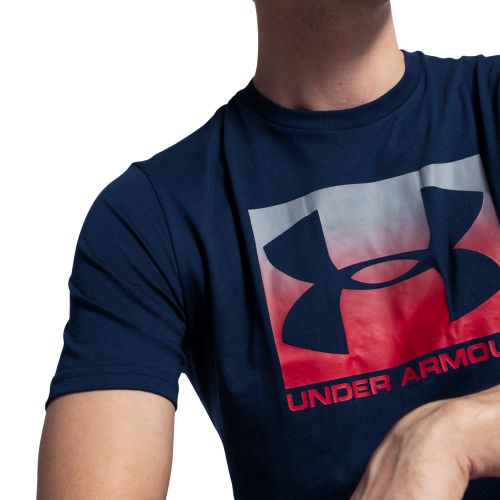 T-shirt Homme Under Armour Boxed Sportstyle Bleu: Confort Ultime 1329581-408