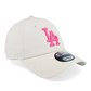 New Era 9FORTY Los Angeles Dodgers Cap Beige Pink Logo 60503375