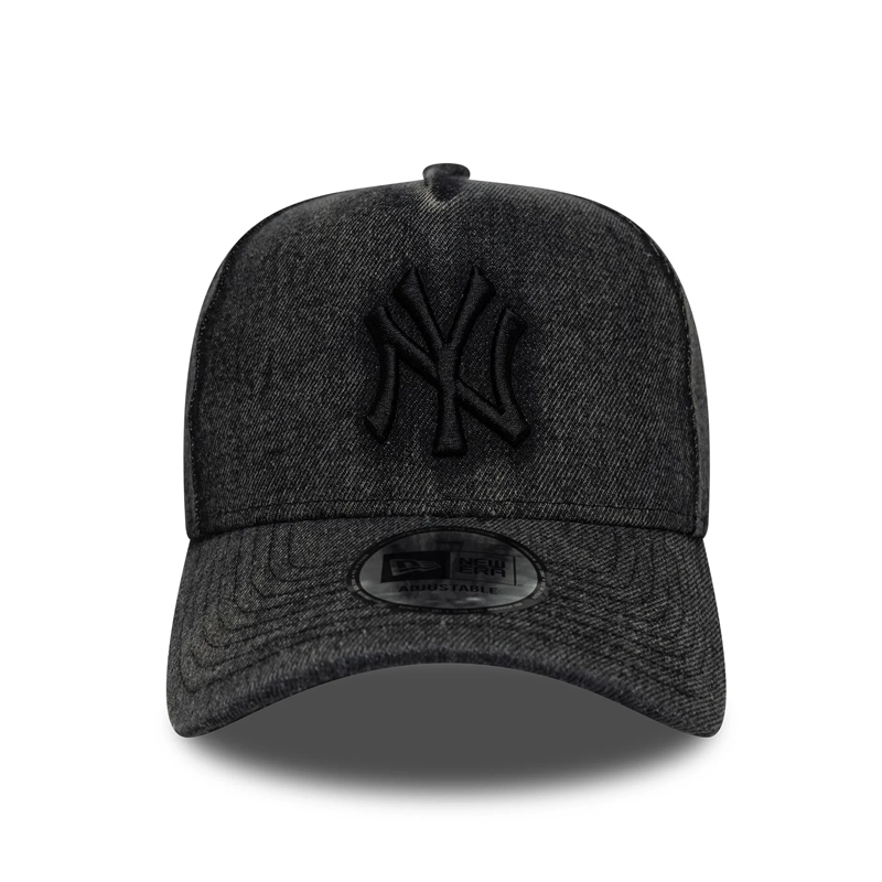 New Era 9FORTY E-Frame NY Yankees Cap Denim Grey Anthracite 60771822