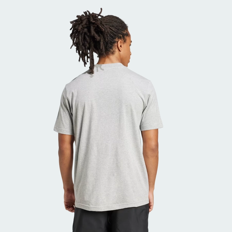 T-shirt Adidas Ess Petit Logo Gris JF1091