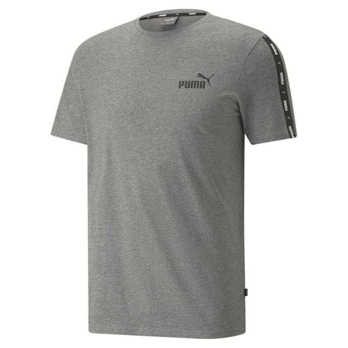 T-shirt Puma Homme ESS+ Tape Tee Gris Confort 847382-03