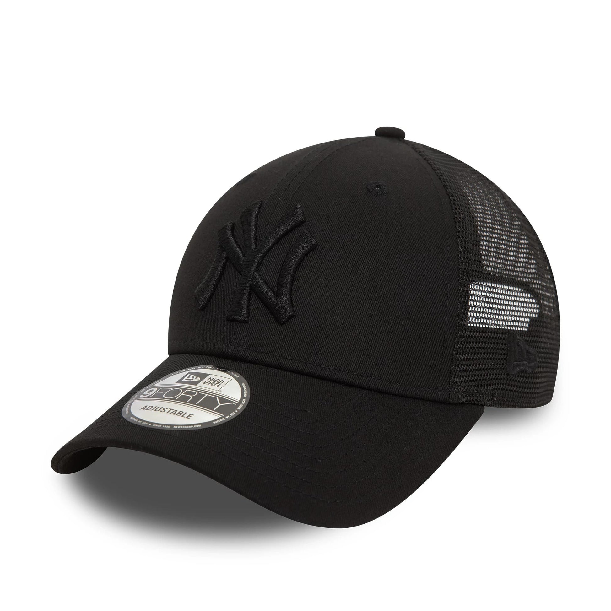 New Era 9FORTY Yankees Casquette, Trucker Noire Réglable
