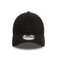 New Era 9FORTY Yankees Casquette, Trucker Noire Réglable