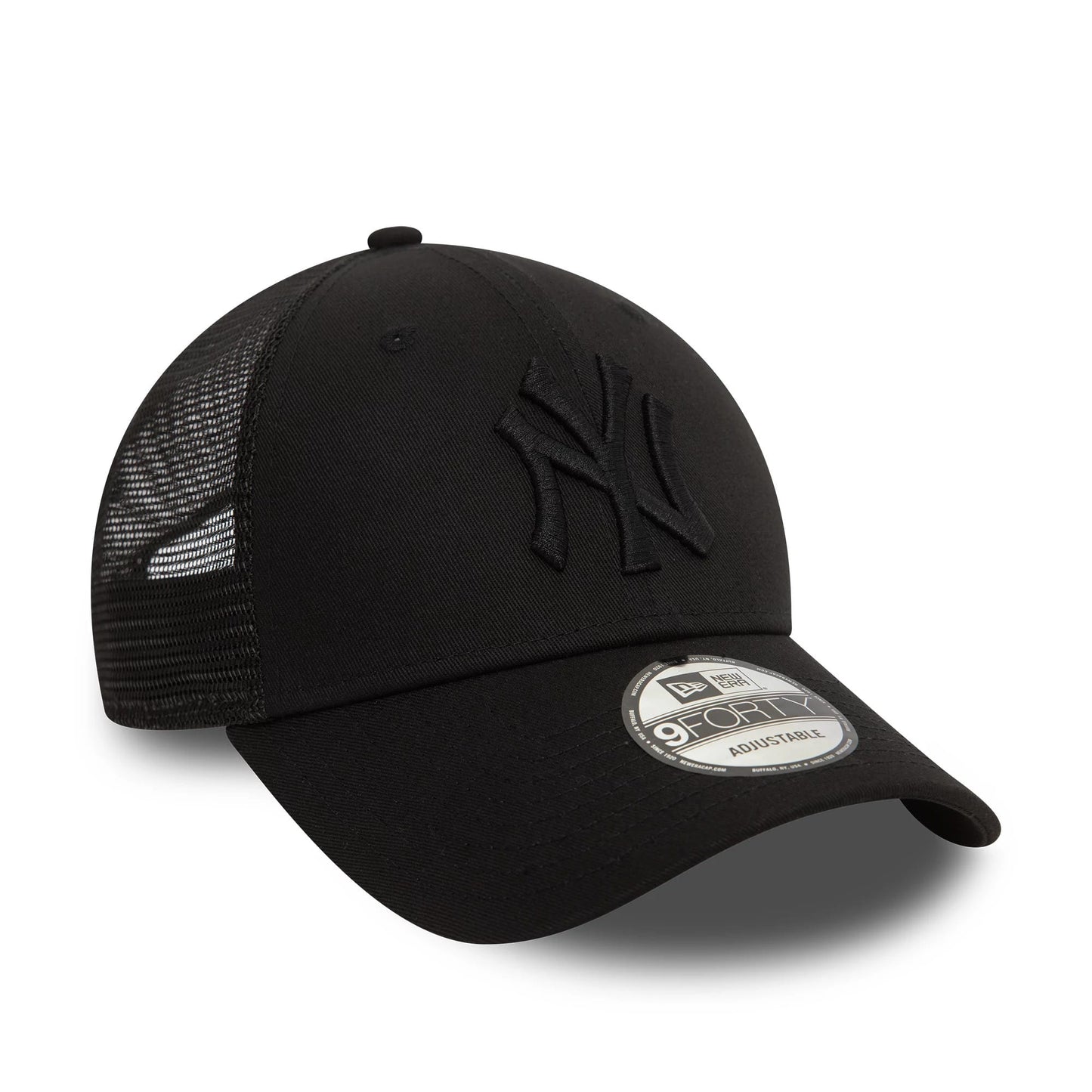 New Era 9FORTY Yankees Casquette, Trucker Noire Réglable