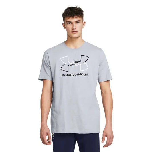 Tee-shirt Homme Coton Gris Under Armour Confortable 1382915-011