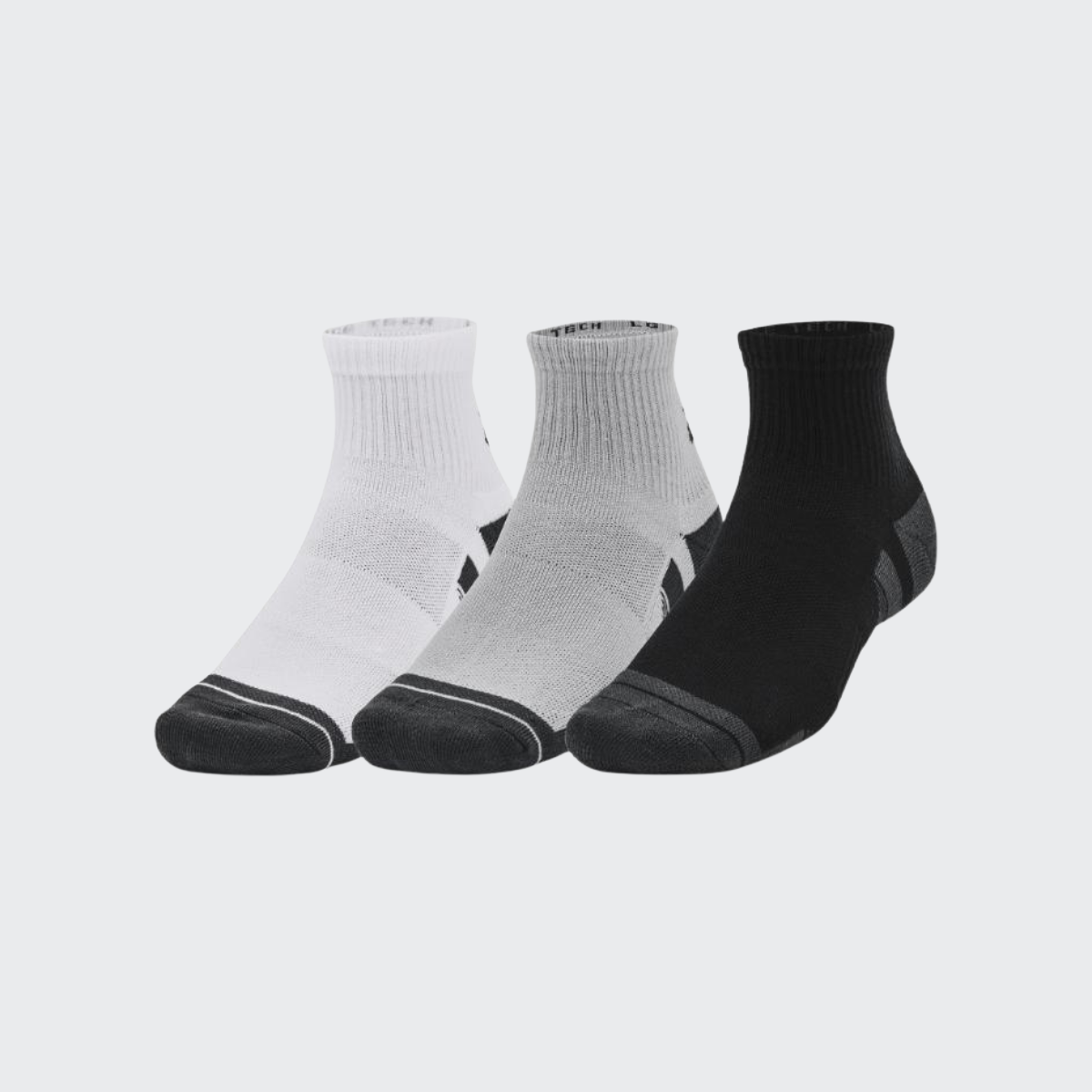 Chaussettes Under Armour Unisexes Noir Blanc – Confort Optimal Pack 3