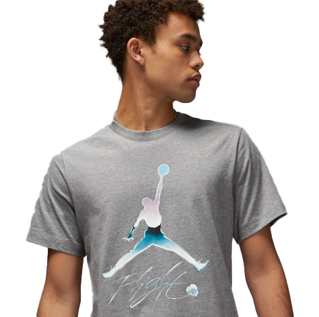 T-shirt Homme Nike Jordan Graphic SS Crew Gris DV8414-091