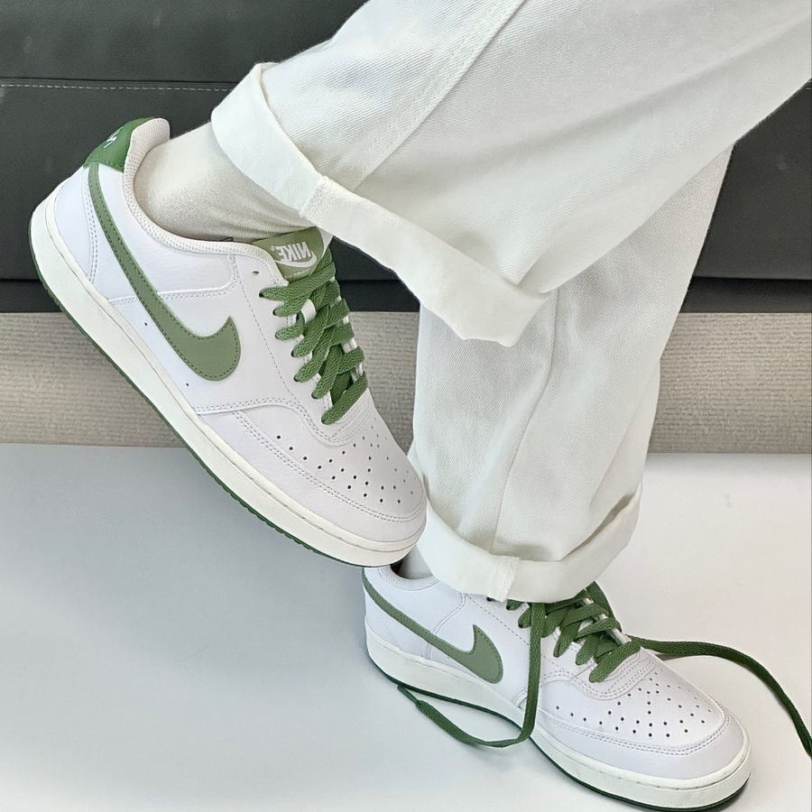 Chaussures Blanches Homme Nike Court Vision LO FJ5480-100