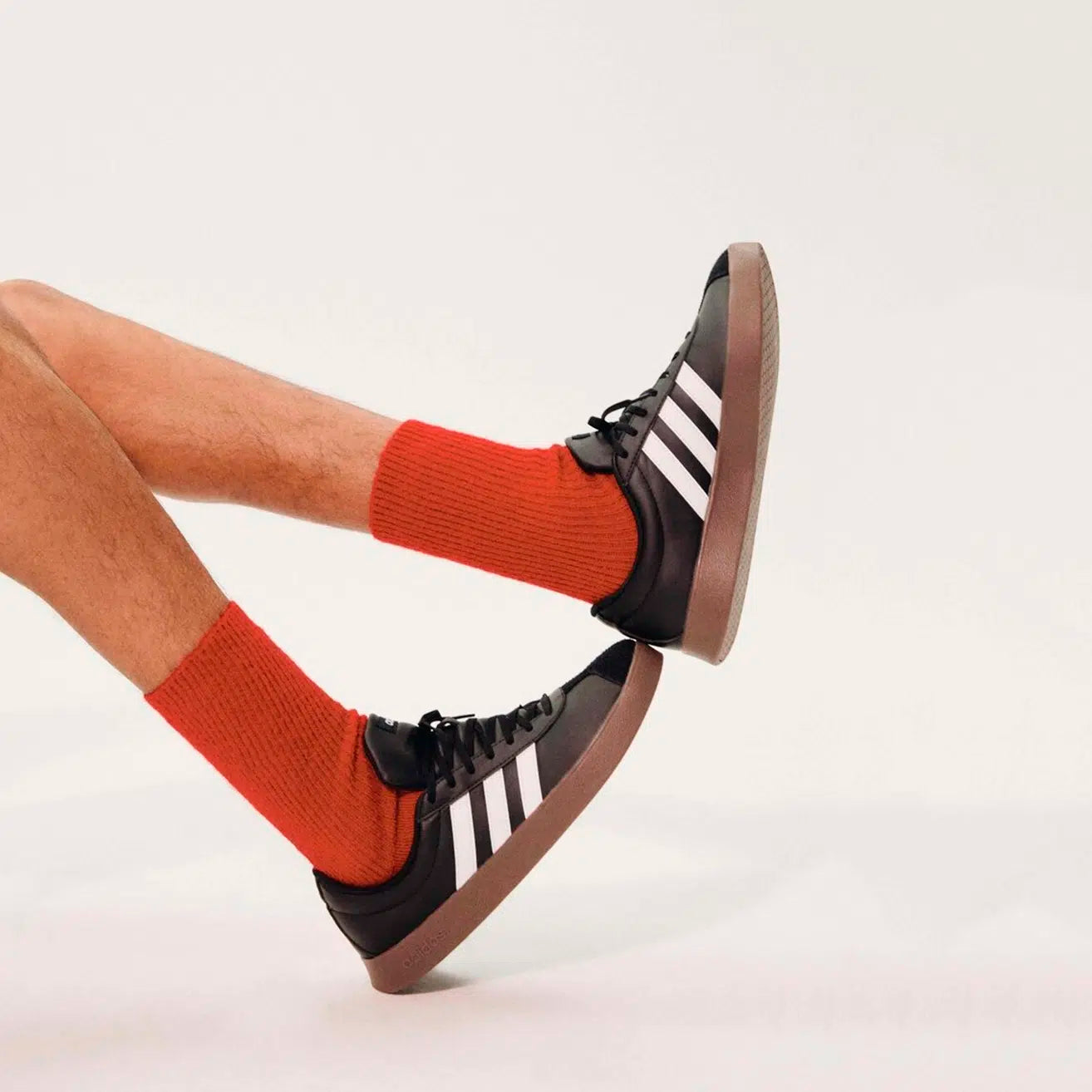 Chaussures ADIDAS VL COURT BASE Homme Noires Élégante ID3712