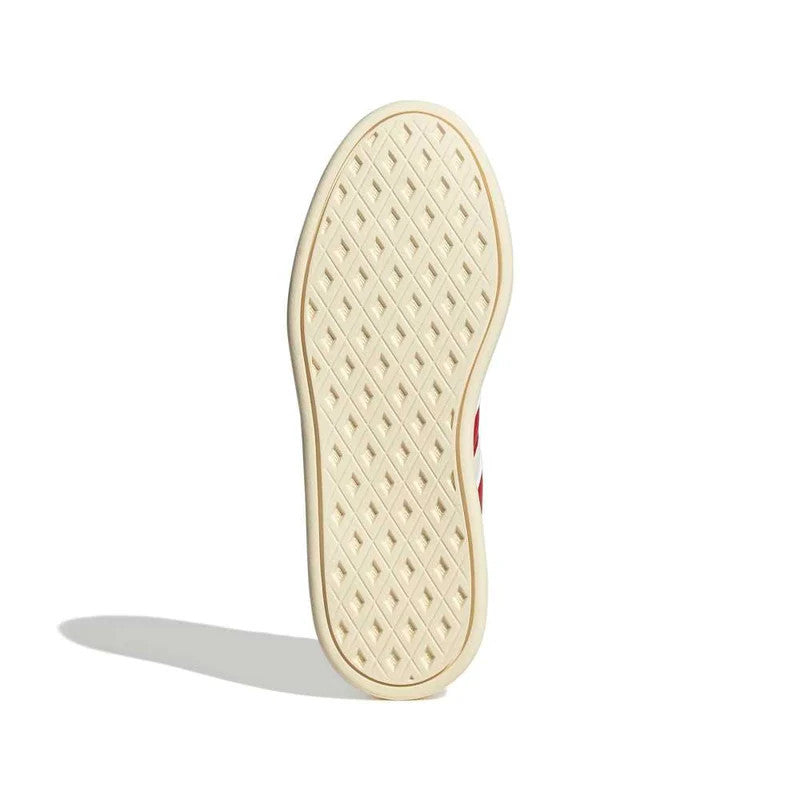 Baskets Adidas Breaknet Sleek Femme: Élégance Tennis Rétro Blanc Cassé Rouge