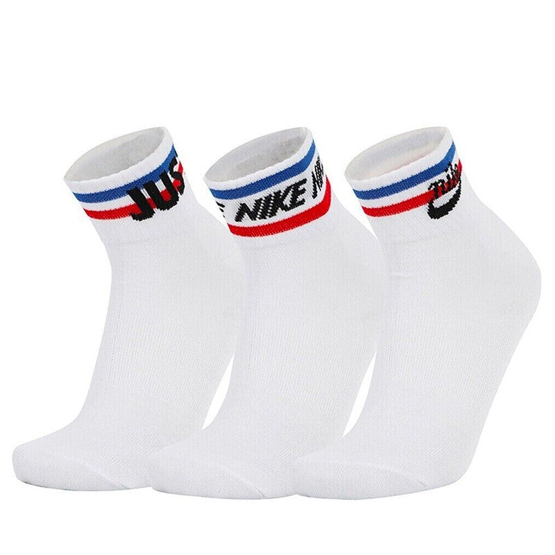 Chaussettes Nike Unisexes Essentielles Blanches Confort 3Paires DX5080-100