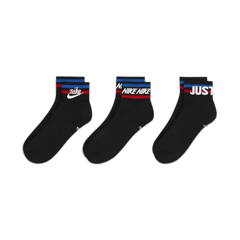 Chaussettes Nike Unisexes Noires Confort Essentiel Quotidien – DX5080-010