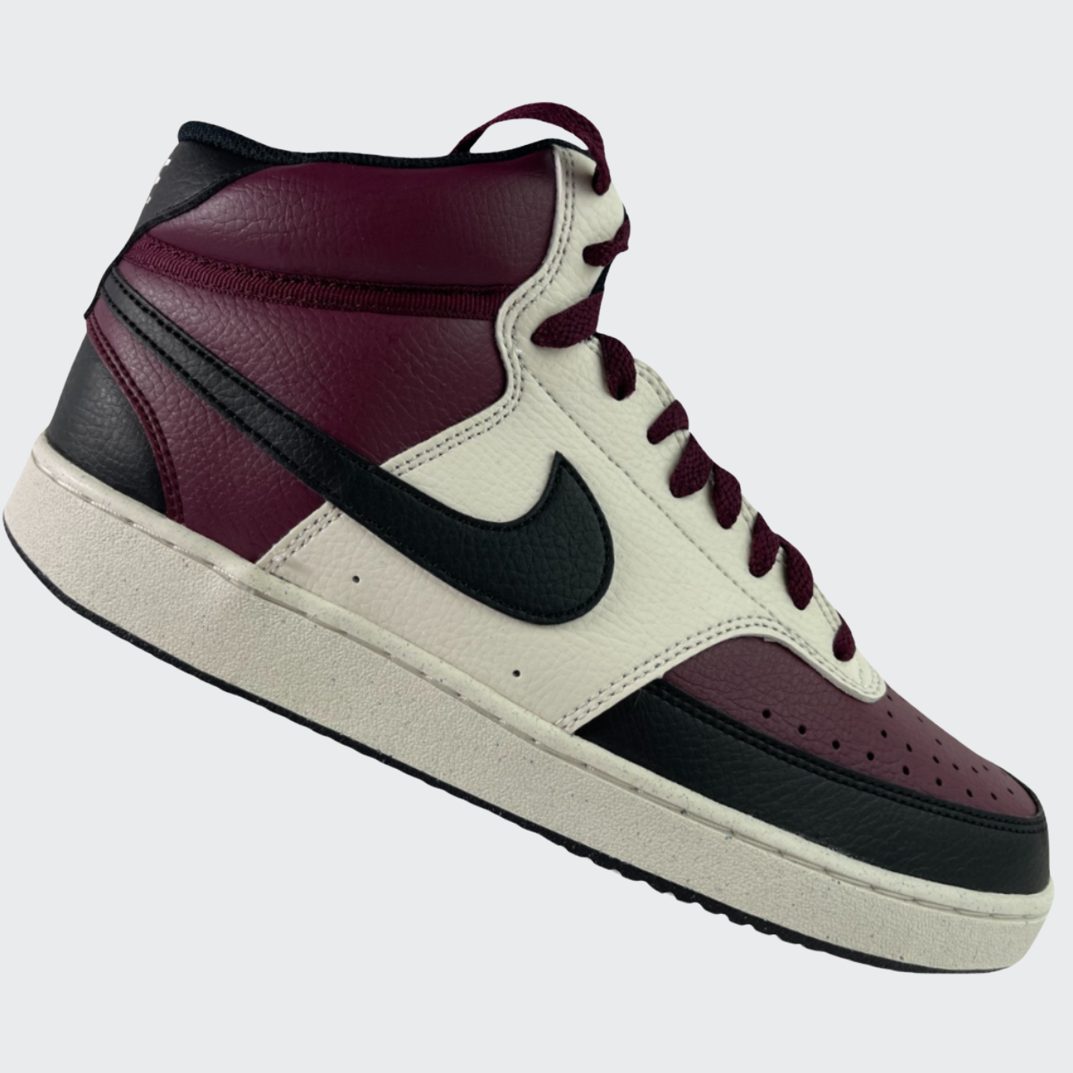 Nike Court Vision Mid NN Blanches Homme Élégantes Baskets Urbaines Confortables