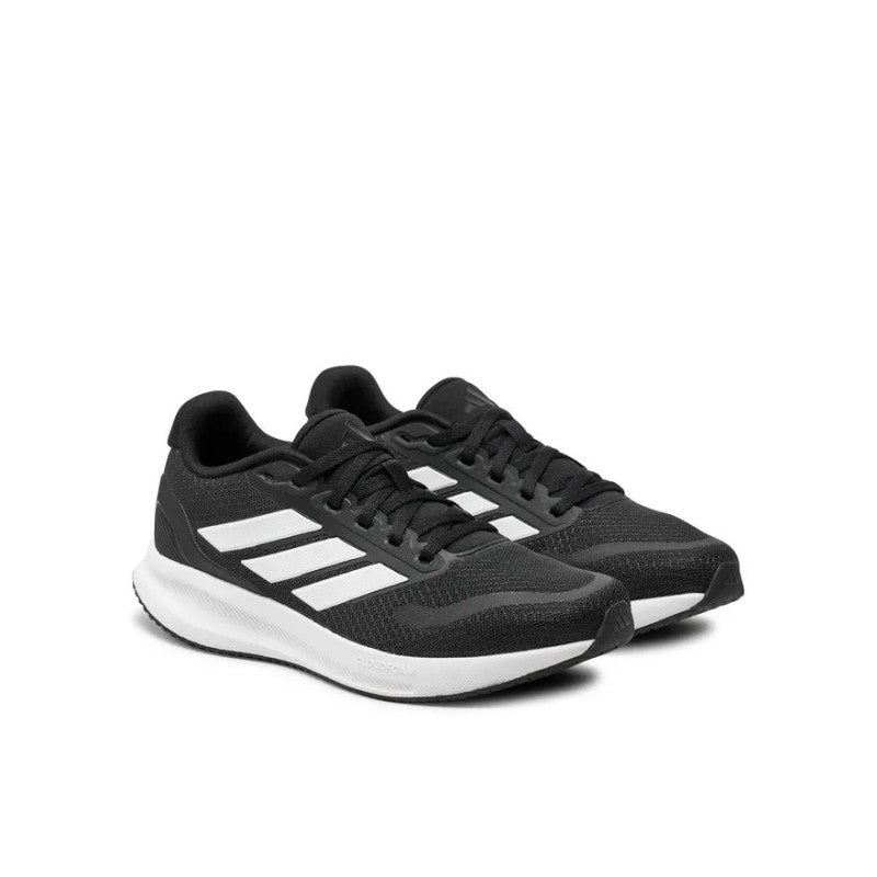 Chaussures Running Adidas Runfalcon 5 Noires Junior: Confort Dynamique, Amorti Cloudfoam, Matériaux Recyclés