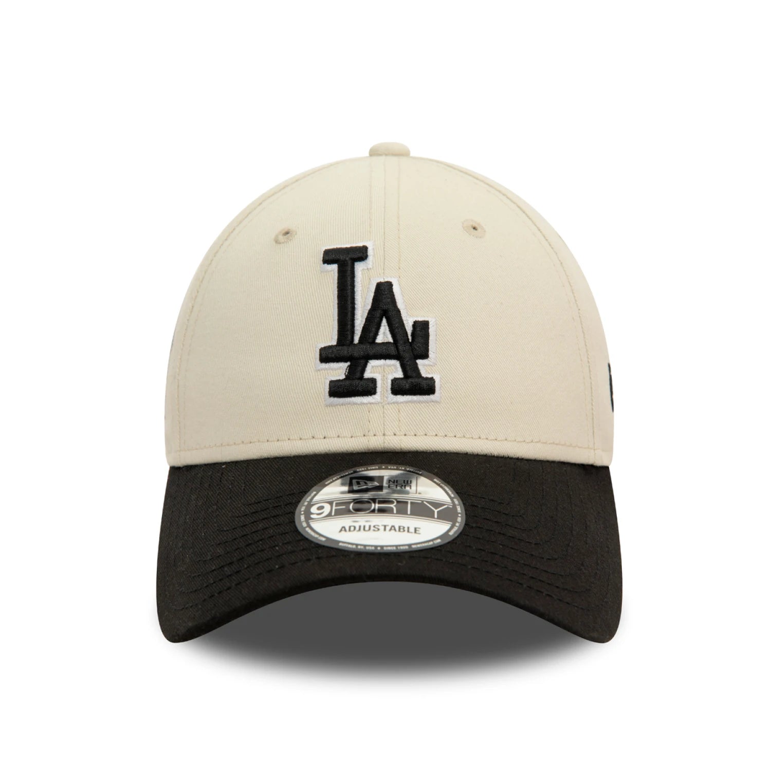 New Era 9FORTY Casquette LA Dodgers MLB Blanc Noir