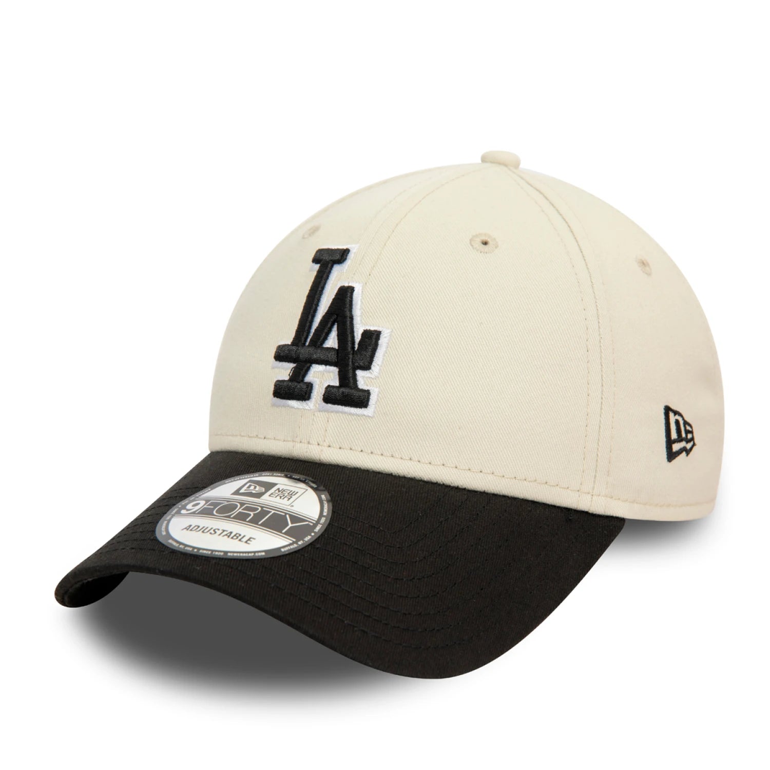 New Era 9FORTY Casquette LA Dodgers MLB Blanc Noir