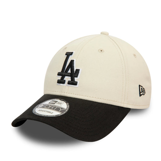 New Era 9FORTY Casquette LA Dodgers MLB Blanc Noir