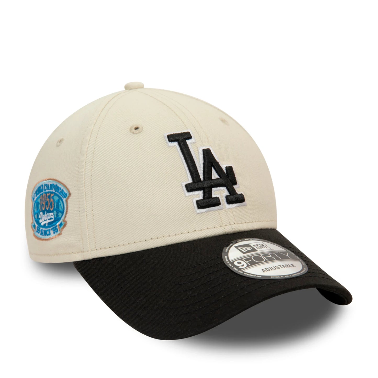 New Era 9FORTY Casquette LA Dodgers MLB Blanc Noir