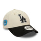 New Era 9FORTY Casquette LA Dodgers MLB Blanc Noir