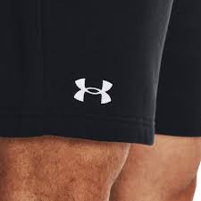 Short Homme Noir Under Armour Rival Fleece 1379779-001