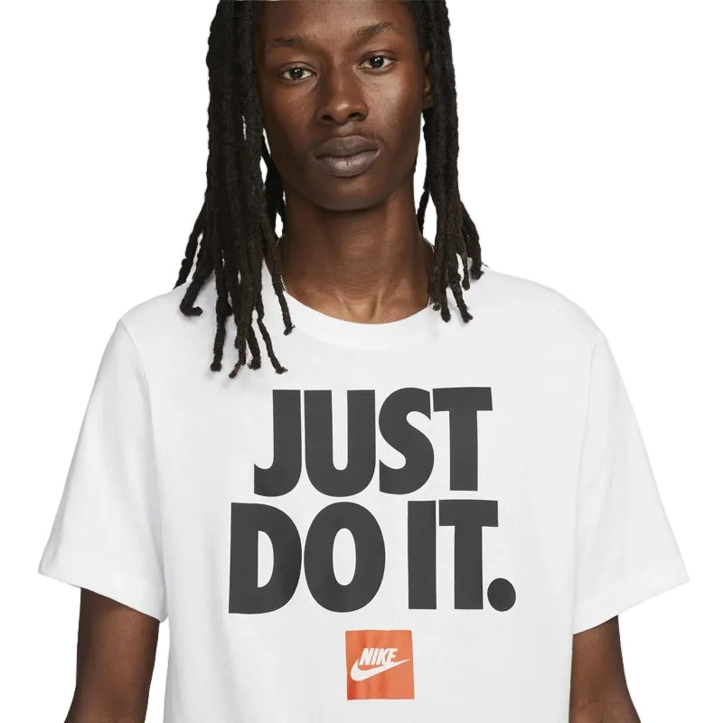 Nike Sportswear Just Do It Verbiage T-Shirt Homme Blanc