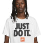 Nike Sportswear Just Do It Verbiage T-Shirt Homme Blanc