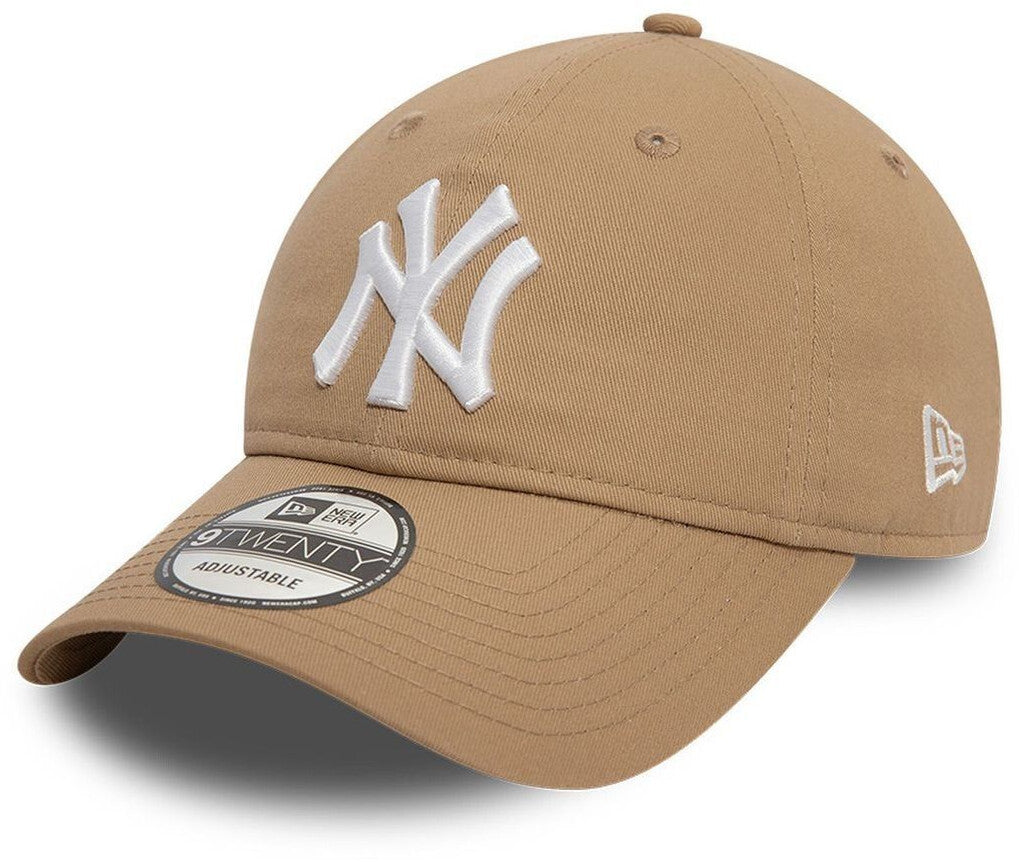 Casquette New Era 9Twenty Ajustable Logo New York Yankees Brodé Beige Confortable