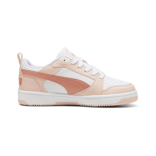 PUMA REBOUND V6 LO JR Baskets Blanches Femme, 393833-17