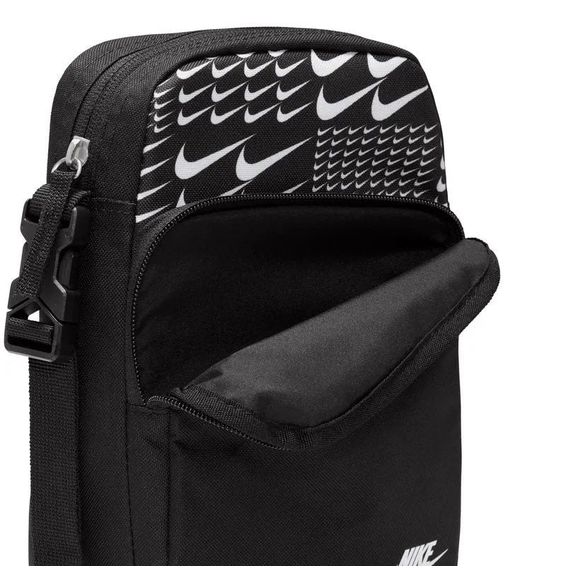 Sac Bandoulière Nike Heritage Crossbody Noir 4L Unisexe Recyclé Durable